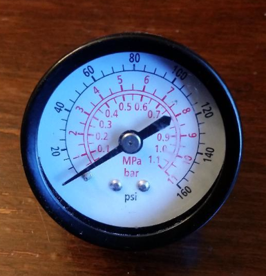 Air Pressure Gauge 160 PSI 3/8&quot;PT - $11.50