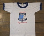 Vintage 1970s Confederate Air Force Ghost Squadron T-Shirt Size 14-16 - $29.69