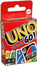 UNO GO Pocket Sized Cards for On The Go Play Mini Sized Playing Cards fo... - £12.60 GBP