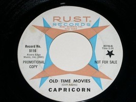 Capricorn Old Time Movies Poor Little Marie 45 Rpm Record Vinyl Rust Label Promo - £11.98 GBP