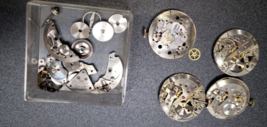 Vintage 1960&#39;s 70&#39;s Benrus Croton Movement Plate Gear PARTS LOT E36 BB8 17 Jewel - £37.35 GBP