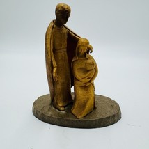 Mod Depose Plastic Religious Mary Joseph Baby Jesus Nativity Italy 6in V... - $22.50