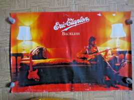 Eric Clapton 1979 Backless Original Poster Record Store Concert - £14.27 GBP