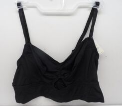 Adore Me Women's Solid Pattern Bralette 09053 Black 0X - $9.49