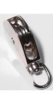 Baron Mfg Rope Pulley Swivel Single Nickel 2In 0173ZD-2 - $29.10 CAD