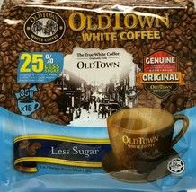 2/4/6/8 Bags, Old Town 25% Less Sugar 3 In 1 Instant Premix White Coffee - £19.43 GBP+