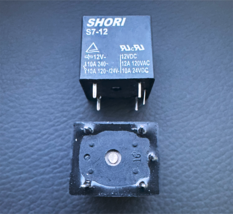 2Pcs S7-12 Shori Miniature Pcb Surge Cube Relay 12V Dc Spdt 12A - £3.34 GBP