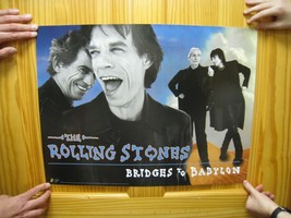 The Rolling Stones Poster Bridges To Babylon Band Shot - $91.17