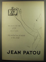 1953 Jean Patou Joy Eau de Toilette Ad - The costliest eau de toilette - £14.48 GBP