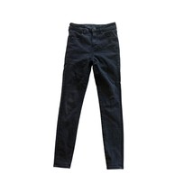 American Eagle Next Level Stretch Black Skinny Jeans Size 2 Short Womens... - $273.32 MXN