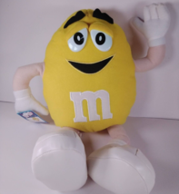 Yellow M&amp;M&#39;s Nanco 2001 Mars 9&quot; Plush with Plastic Eyes w/ Original Tag - £6.27 GBP