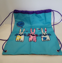 NEW Peter Jensen Drawstring GYM Bag  Bunny Rabbit - $304.74 MXN