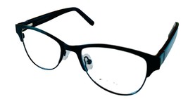 Jones New York Mens Tear Drop Metal Eyewear Frame, J143. Black 47mm - £28.60 GBP
