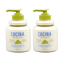 Cucina Sea Salt &amp; Amalfi Lemon Regenerating Hand Cream 5 Oz - 2 Pack - £27.90 GBP