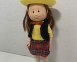 Madeline Chloe 8” vintage small posable doll figurine hat shoes Learning... - £41.44 GBP