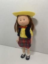 Madeline Chloe 8” vintage small posable doll figurine hat shoes Learning... - £41.18 GBP