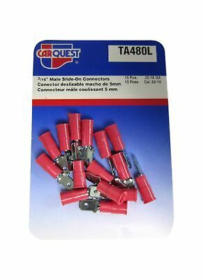 Primary image for Carquest TA480L TA 480L Male Slide On Connectors Brand New! Ready to Ship!