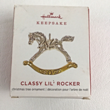 Hallmark Keepsake Christmas Ornament Classy Lil Rocker Miniature Horse New 2019 - £15.54 GBP