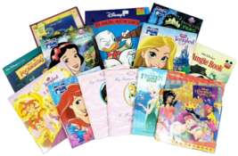 Vintage Walt Disney Books Frozen Princess Snow White Cartoon Mixed Lot 14 Books - £19.42 GBP