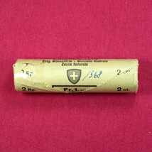 Coins Roll Switzerland 2 Rappen 1968 Roll of 50 Coins KM#47 BU 02115 - £35.96 GBP