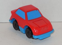 Vintage 1992 Fisher Price Flip Track Rail &amp; Road Fplp Replacement Red Blue Car - £7.50 GBP