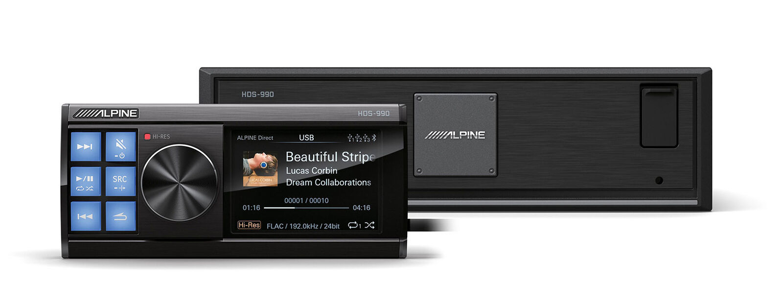 Primary image for Alpine Status HDS-990 Hi-Resolution Digital Media Player Receiver Car Stereo