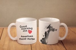 American Paint Horse - mug with a horse and description:&quot;Good morning an... - £11.87 GBP