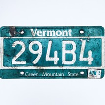 1993 United States Vermont Green Mountain Passenger License Plate 294B4 - $24.42 CAD