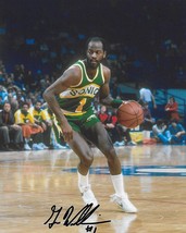 Gus Williams Seattle SuperSonics signed,autographed Sonics basketball 8x... - $69.29