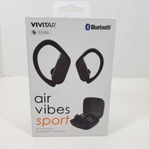 Vivitar Air Vibes Sport BLUETOOTH true wireless earphones/Charging Case - $16.82
