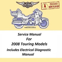 2008 Harley Davidson Touring Models Service Manual - £19.82 GBP