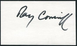 RAY CONIFF SIGNED 3X5 INDEX CARD BANDLEADER ARRANGER COMPOSER SOMEWHERE ... - £18.00 GBP