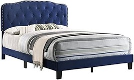 Best Furniture Platform, Full, Navy Blue. - $152.92