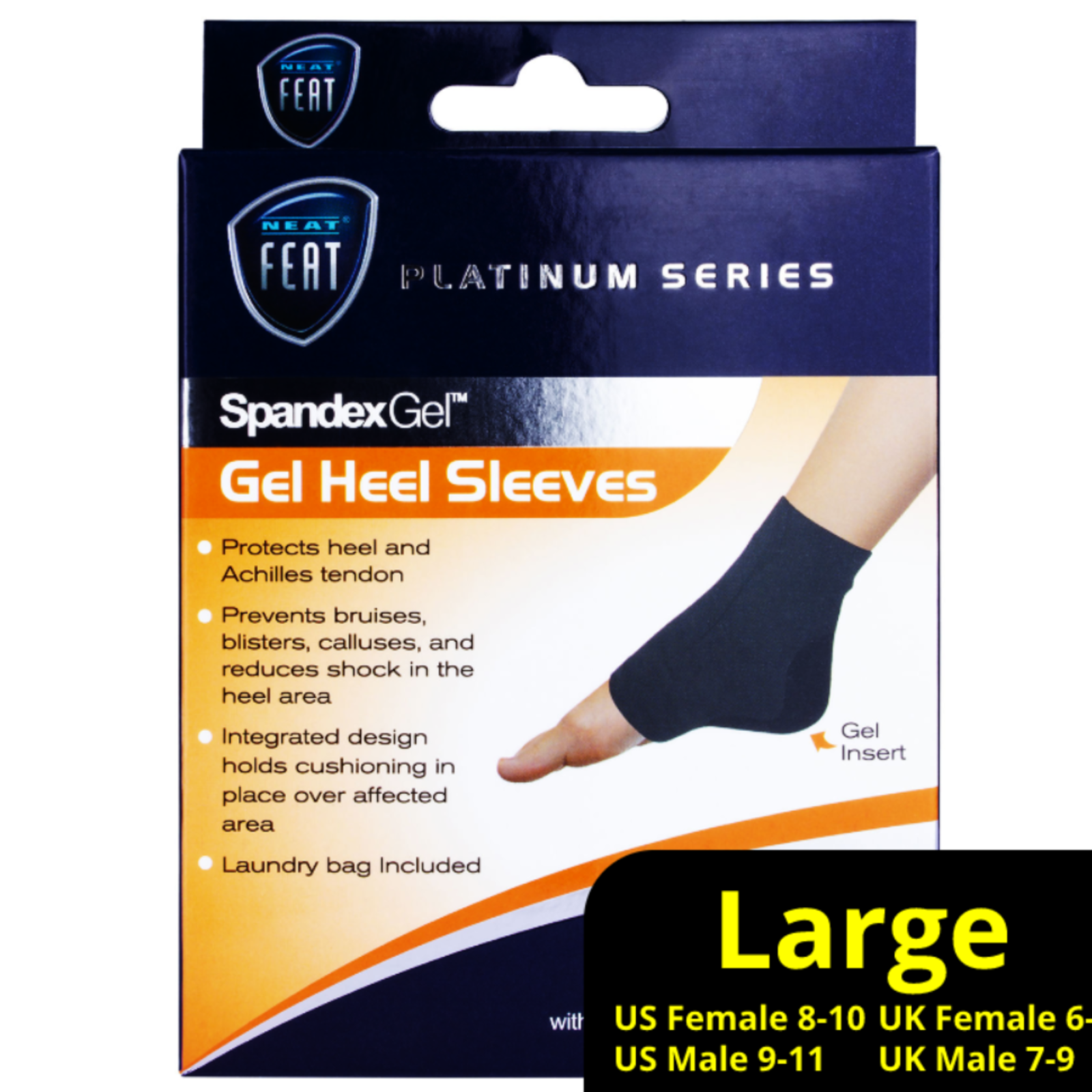 Neat Feat Spandex Gel Heel Sleeve – Large - $91.60