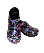 Dansko Professional Women Nurse Shoes Size EU 42 US 10.5 Floral Patent L... - €49,88 EUR