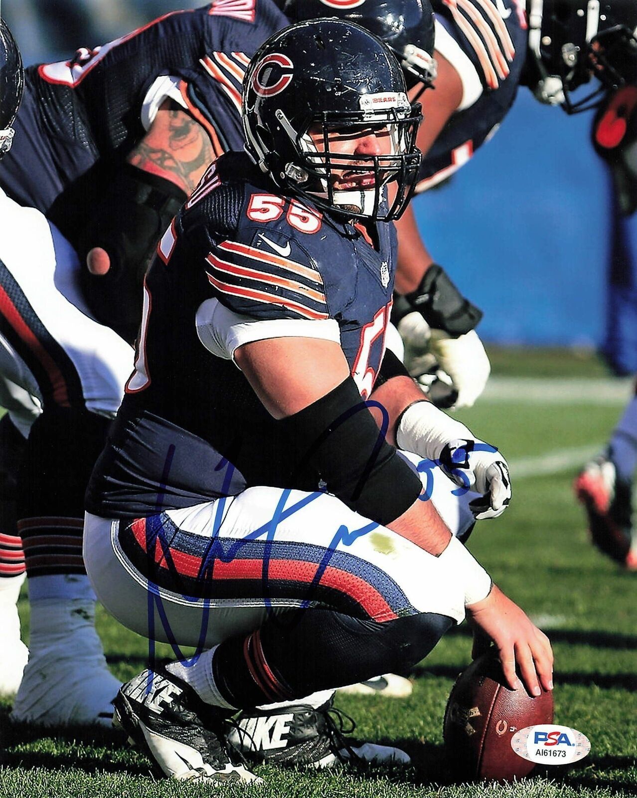Primary image for HRONISS GRASU Signed 8x10 photo PSA/DNA Chicago Bears Autographed