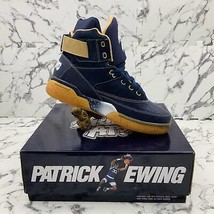 Men’s PATRICK EWING 33 HI X WHERE BROOKLYN AT Navy | Gold Sneakers - £118.87 GBP