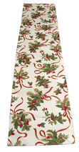 Fete De Noel Collection Christmas Winter Table Runner 16x72 inches - £14.88 GBP
