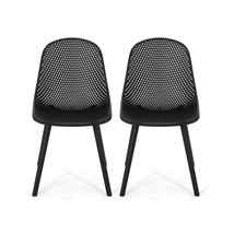 Christopher Knight Home Darleen Outdoor Dining Chair (Set of 2) Black - $235.09