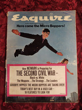 ESQUIRE Magazine March 1968 Micro-Boppers Raphael Soyer Norman S Morris - £7.68 GBP