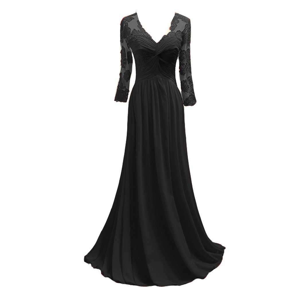 Kivary V Neck Sheer Vintage Long Sleeves Criss Cross Lace Corset Prom Evening Dr