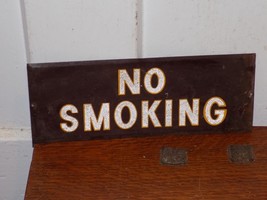 Vintage Tin Smaltz Paint No Smoking Sign - €47,64 EUR