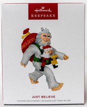 Hallmark Just Believe - Abominable Snowman &amp; Santa Keepsake Ornament 2024 - $16.82