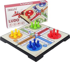 Ludo Magnetic Board Game Set Folding and Light Weight for Carrying Gift ... - $32.51