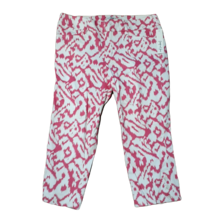 Jennifer &amp; Grace NWT Cropped Pants ~ Pink &amp; White ~ Sz 8 ~ Mid Rise ~ 20&quot; Inseam - £12.78 GBP