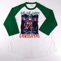 Happ-Hap-Happy Christmas Vacation Griswold Holiday Shirt Adult 2XL Green... - £10.06 GBP