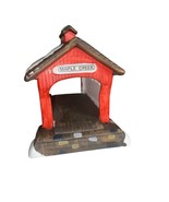 Department 56 Heritage Village Red Covered Bridge Retired - £10.27 GBP