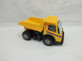 Vintage Yellow Dump Truck Plastic Toy Car 3 1/2&quot; - $9.89