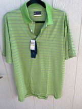 JACK NICKLAUS Men&#39;s Solid Golf Polo Green Stay Dri M NWT - $29.99