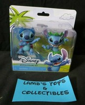 Disney Stitch Figure set pack of two Just Play Super Hero Hula Stitch ac... - $22.30